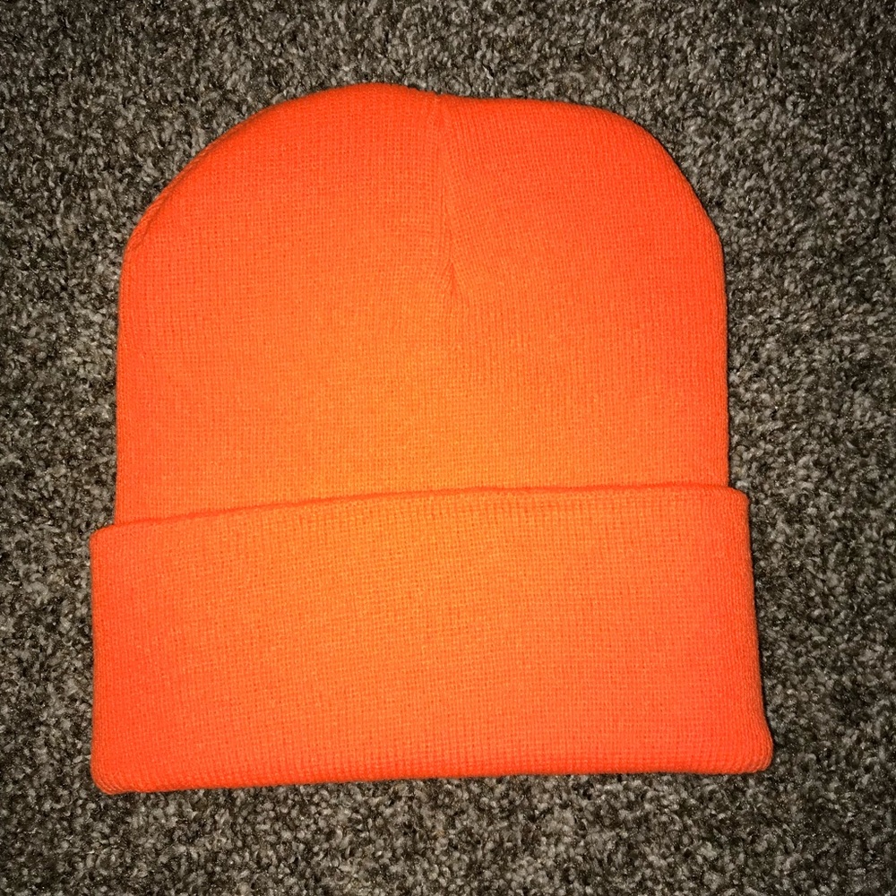 Neon Orange Beanie